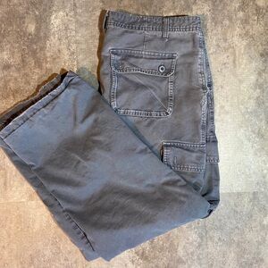 Ducks Unlimited Field Pants Grey Pattern Cargo Pockets 36X28